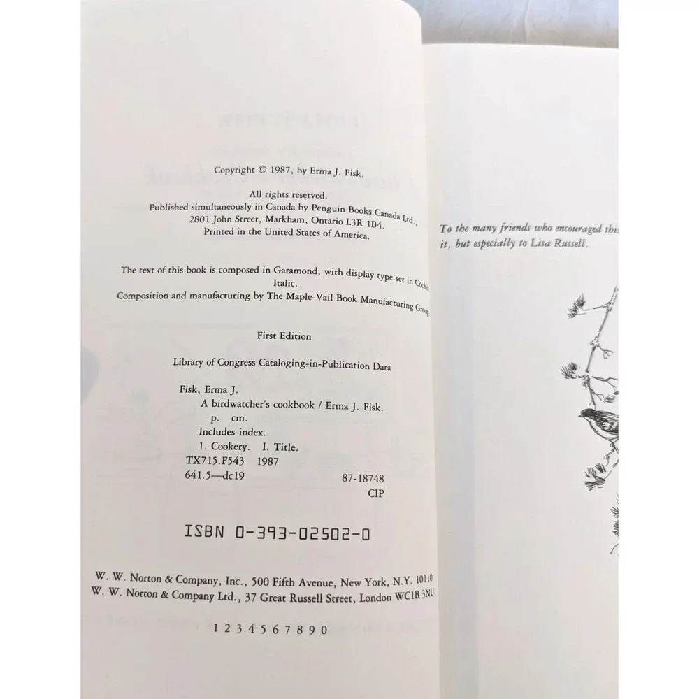 N/A birdwatcher cookbook